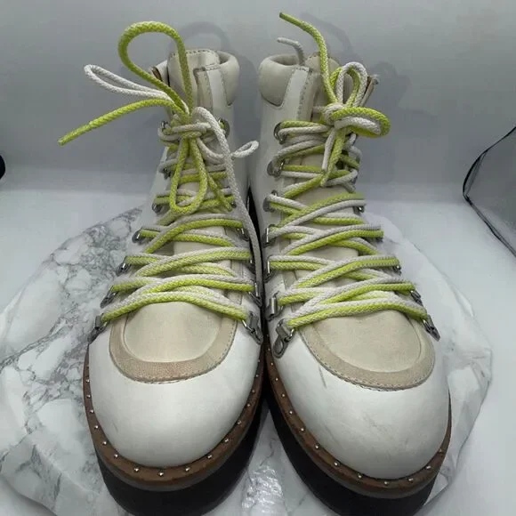 FREE PEOPLE Durango Lace Up Platform Hiking Boots-EUR 41/ US 10 - Picture 3 of 10